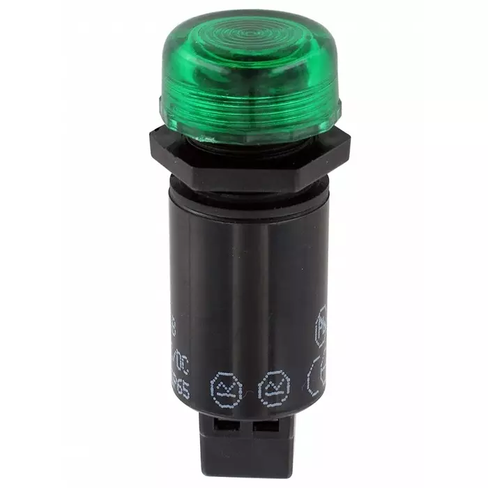 Sloan Green Panel Mount Indicator 230 V AC 16 mm Mounting Hole Size, 948GGOZ