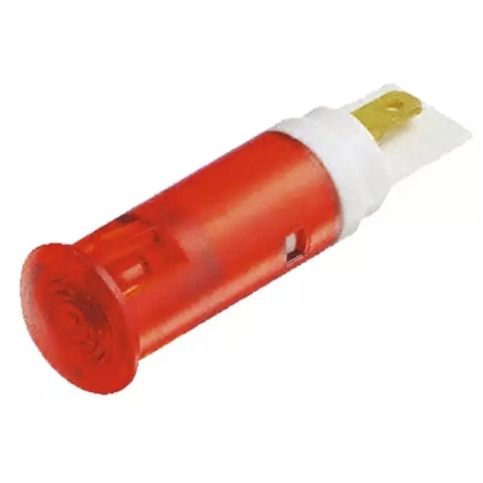 Signal Construct Red Panel Mount Indicator 230 V 10 mm Mounting Hole Size, SKGU10028
