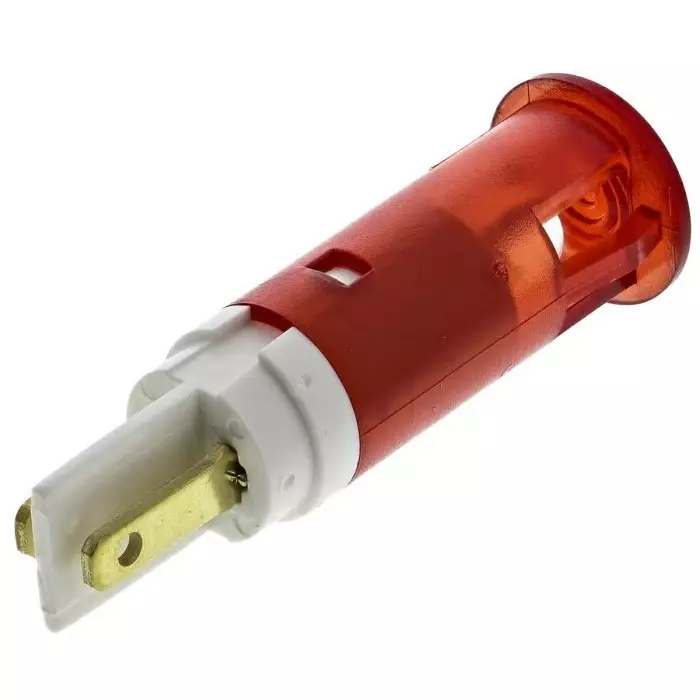 Signal Construct Red Panel Mount Indicator 12 - 14 V 10 mm Mounting Hole Size, SKGH10022