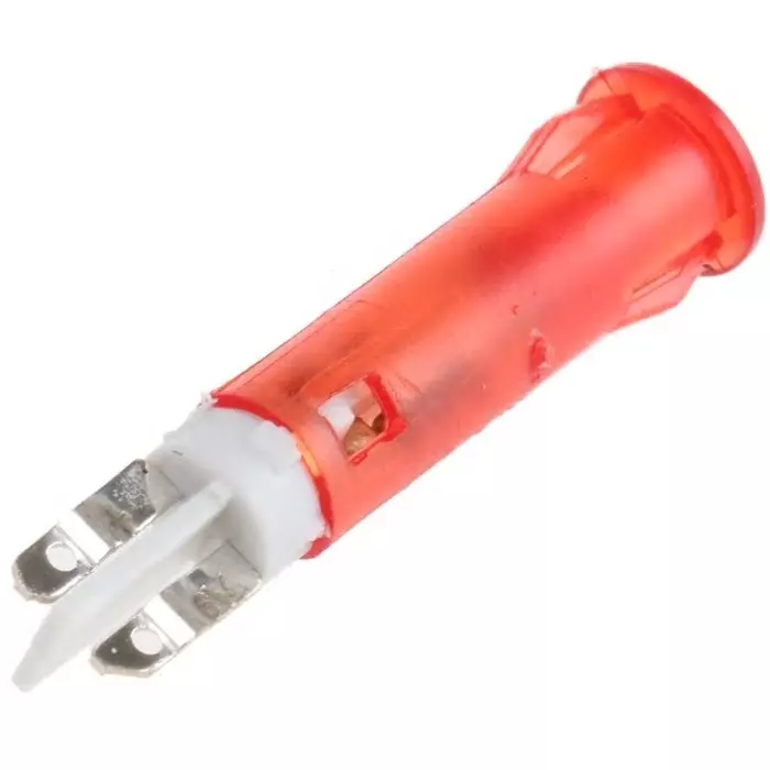 Signal Construct Red Panel Mount Indicator 5 - 7V 5 mm Mounting Hole Size Solder Tab Termination, SKGD05001