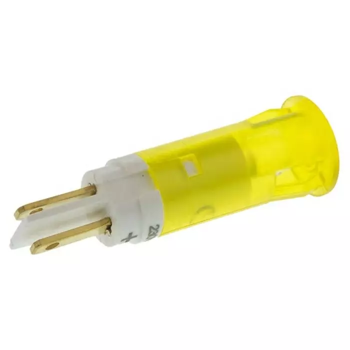 Signal Construct Yellow Panel Mount Indicator 230 V 10 mm Mounting Hole Size, SKGU10128