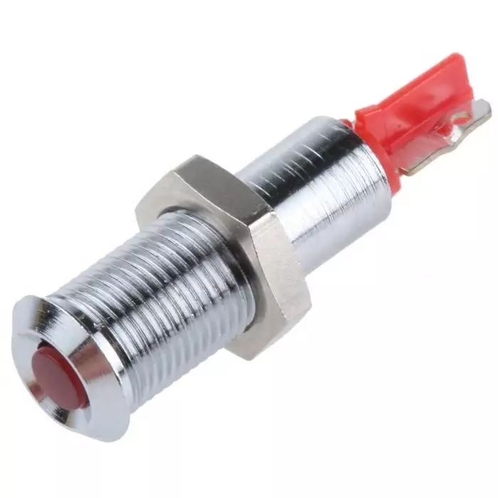 Signal Construct Red Panel Mount Indicator 12 - 14 V 6 mm Mounting Hole Size Solder Tab Termination IP67, SMCP06002