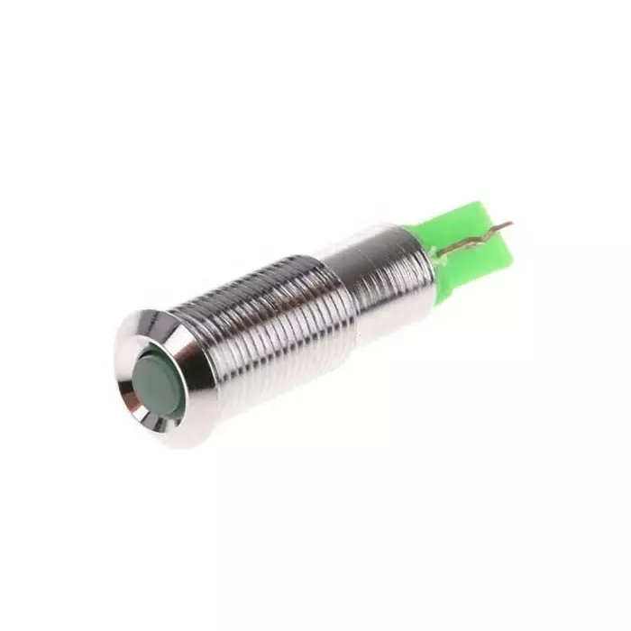 Signal Construct Green Panel Mount Indicator 20 - 28 V 6 mm Mounting Hole Size Solder Tab Termination IP67, SMCP06204
