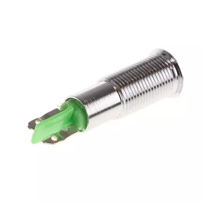 Signal Construct Green Panel Mount Indicator 20 - 28 V 6 mm Mounting Hole Size Solder Tab Termination IP67, SMCP06204
