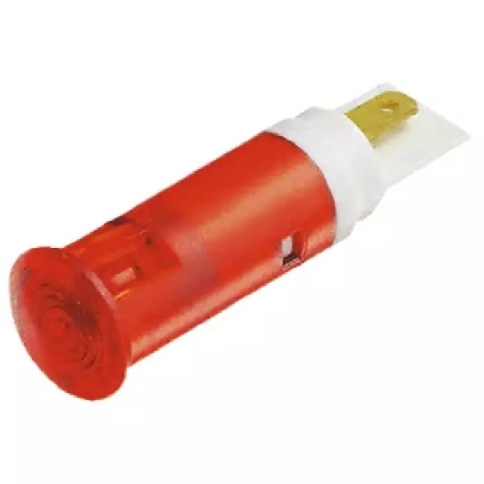 Signal Construct Red Panel Mount Indicator 12 - 14 V 5 mm Mounting Hole Size Solder Tab Termination, SKGD05002