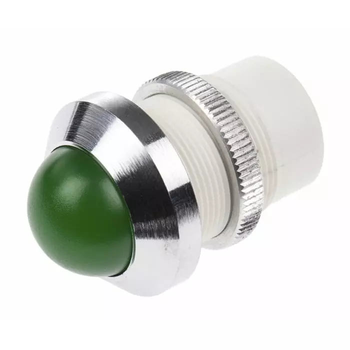 Signal Construct Green Panel Mount Indicator 230 V 22 mm Mounting Hole Size, SMQD22738