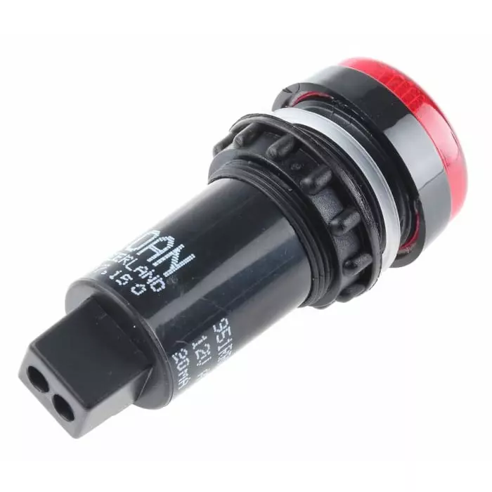 Sloan Red Panel Mount Indicator 12V 22 mm Mounting Hole Size, 951RROB
