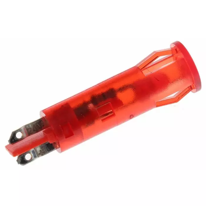 Signal Construct Red Panel Mount Indicator 24 - 28 V 6 mm Mounting Hole Size Solder Tab Termination, SKGD06004