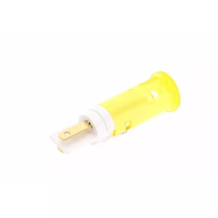 Signal Construct Yellow Panel Mount Indicator 24 - 28 V 10 mm Mounting Hole Size, SKGH10124