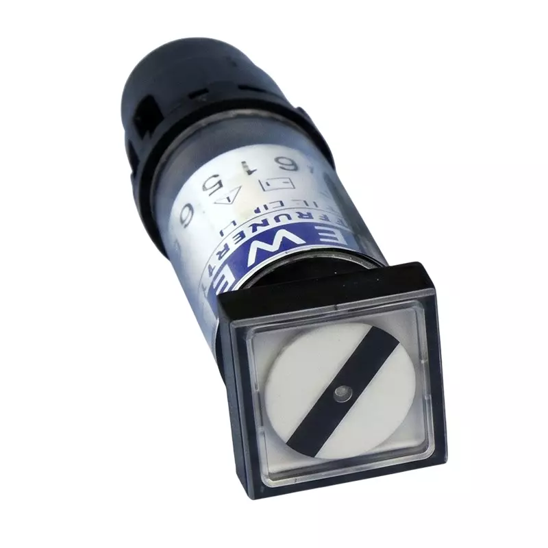 Secure Position Indicator PI25 Square Shape 25x25 mm Size and Bar-1 Symbol, 106520-050
