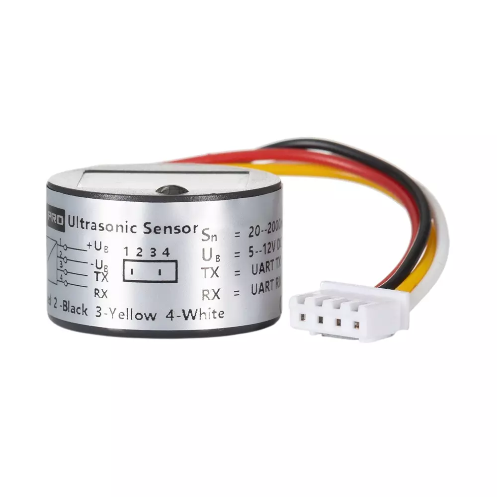 RS PRO Level Sensor ABS/PVC Cable Mount 120 mm Ultrasonic / Sonar 12 V Digital, 2565734