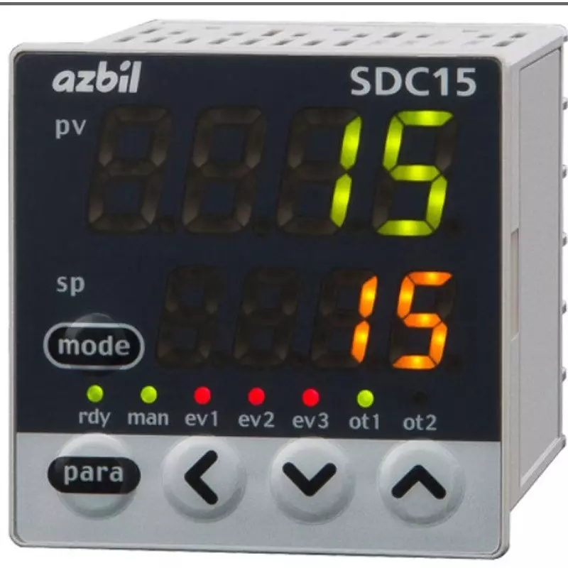 Azbil Digital Indicator Controller AC 100 to 240 V (50/60 Hz) Power Supply, C15TR0RA0100