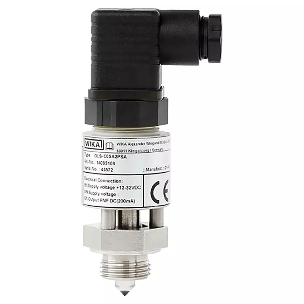 WIKA OLS-C05 Series Electro Optic Level Sensor PNP Output Panel Mount Stainless Steel Body, 14241092