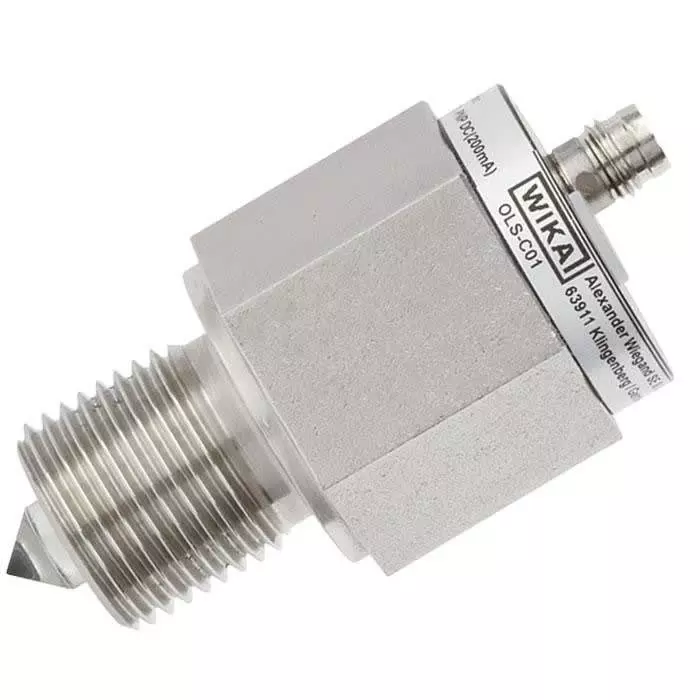 WIKA OLS-C01 Series Level Sensor Level Switch PNP Output Threaded Stainless Steel Body, 57393756