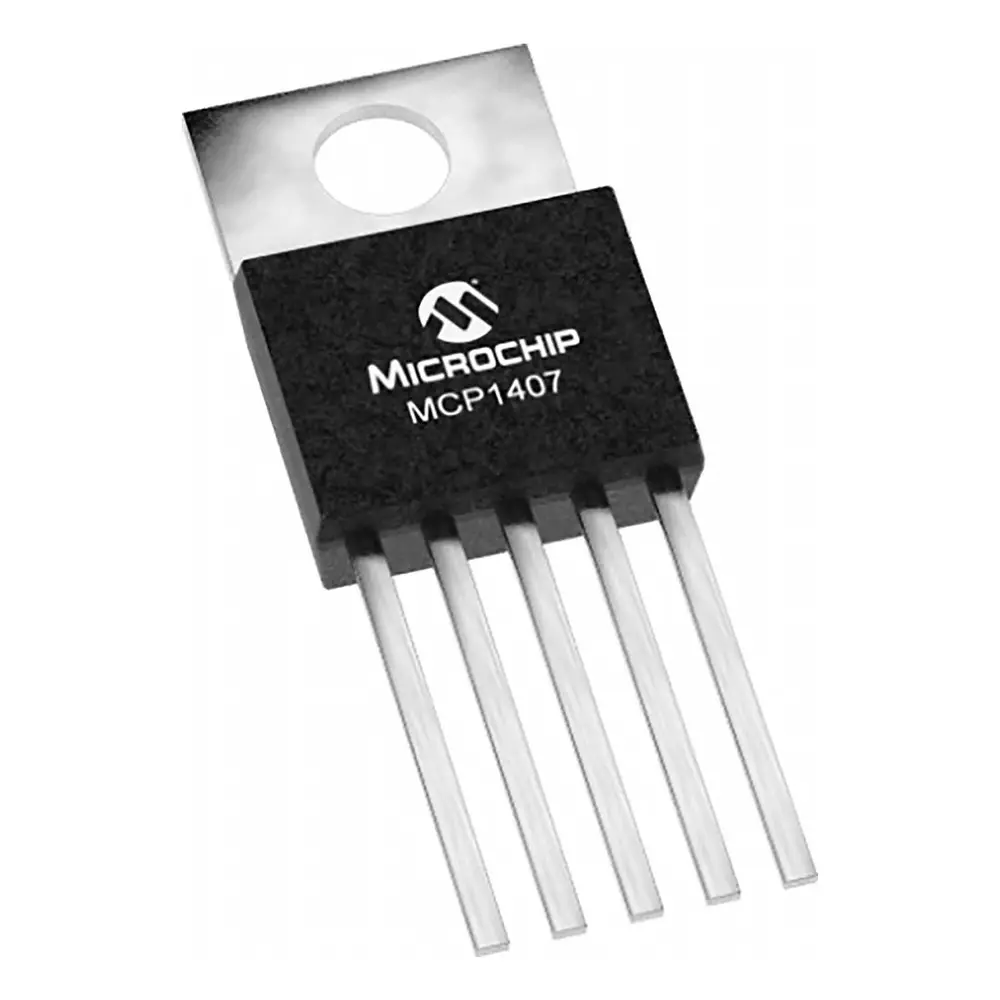 Microchip MOSFET Gate Driver 1, 6 A, 18V 5-Pin, TO-220, MCP1407-E/AT