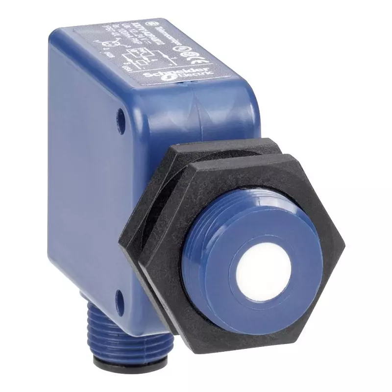 TELEMECANIQUE SENSORS Ultrasonic Sensor, 500mm, 24VDC, XX9V1A1F1M12