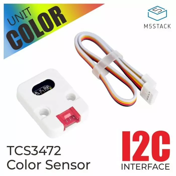 M5Stack Colour Sensor RGB Unit (TCS3472) Colour Sensor Sensor Board for TCS3472 M5 Core M5StickC M5StickV, U009