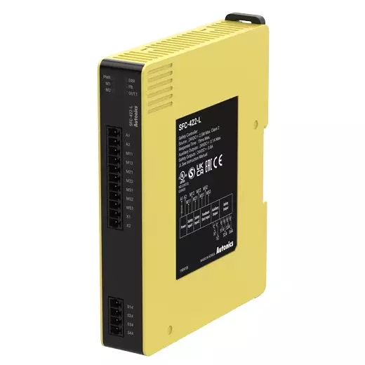 Autonics Safety Controllers 24 VDC Voltage 2.5 W Power Consumption, SFC-422