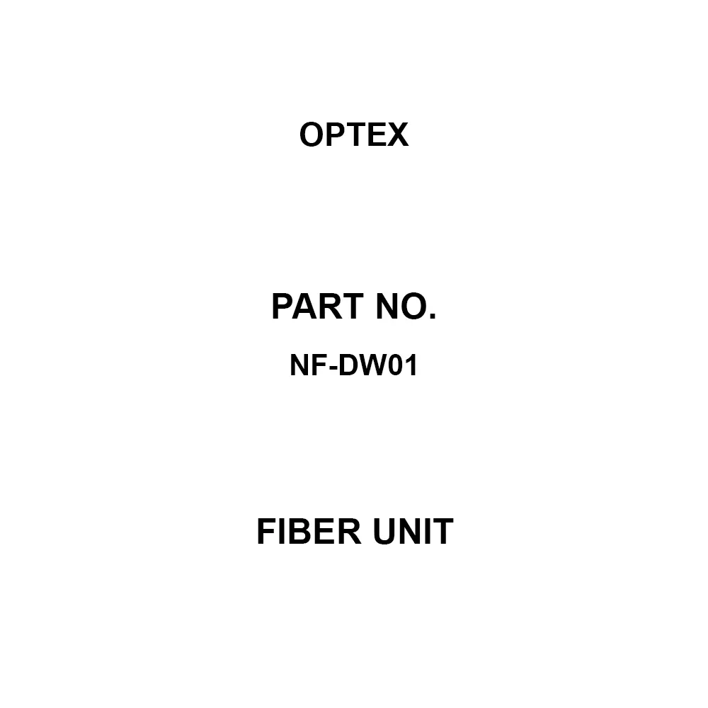 Optex Fiber Unit Fiber unit Type 20 to 280 Detection Distance -40 to 200 Operation Ambient Temperature, NF-DW01
