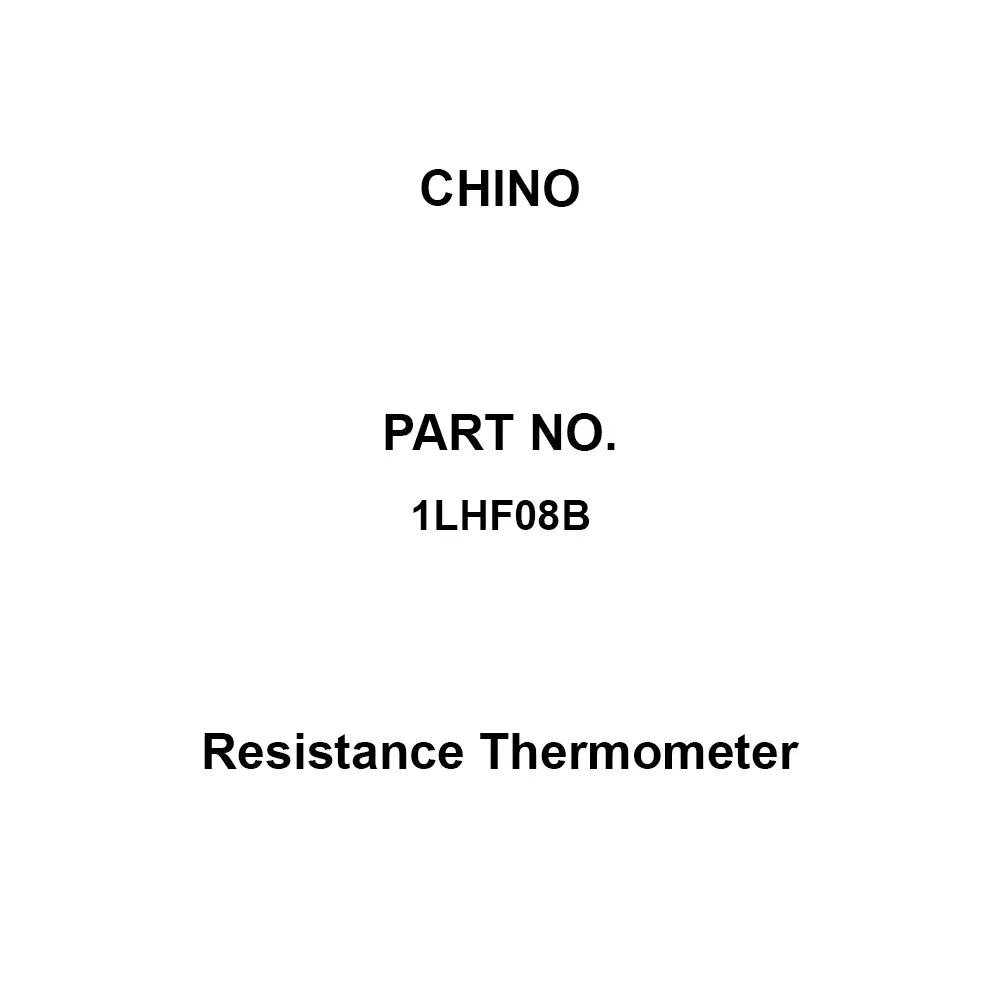 CHINO Resistance Thermometer Φ8.0 mm Pipe Dia 1500 mm Length, 1LHF08B