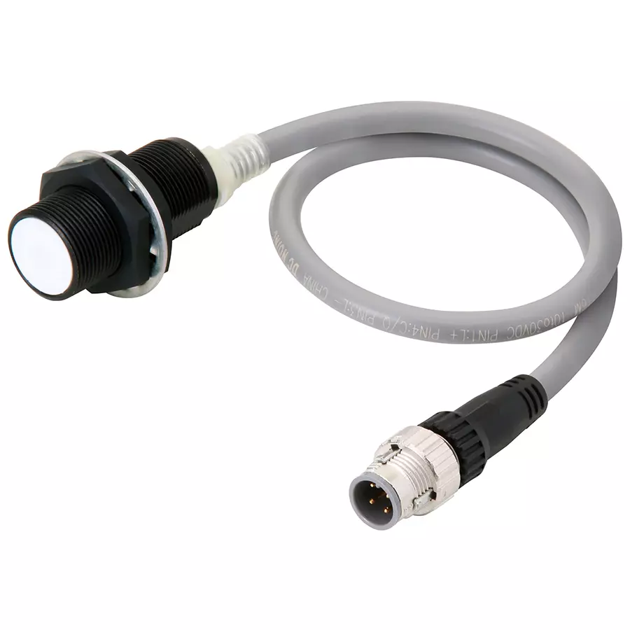 Omron E2EQ Proximity Sensor M12 Pigtail Connector DC 2-Wire NO 7 mm Sensing Distance, E2EQ-X7D1-M1GJ 1M