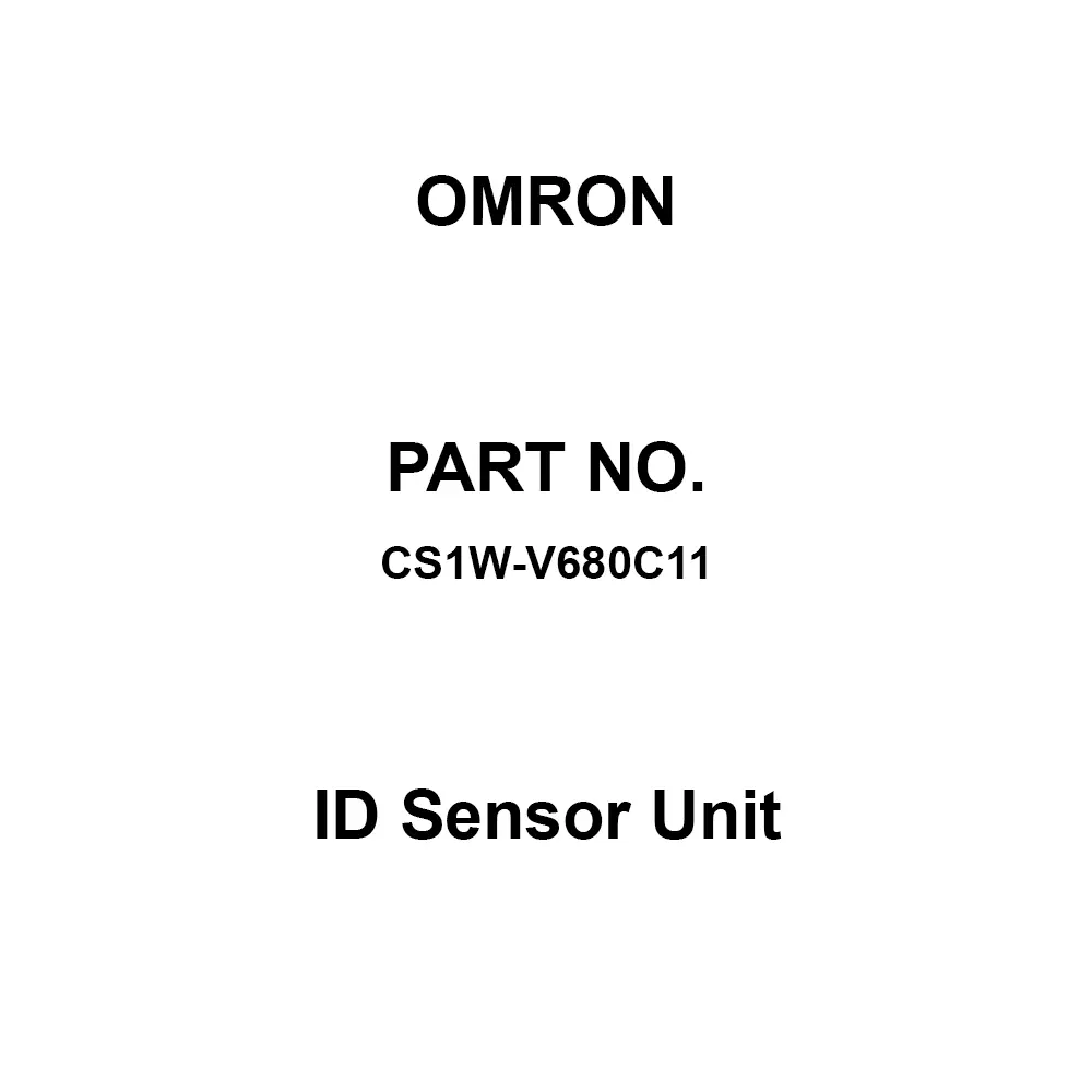 Omron ID Sensor Unit 10 Channels, CS1W-V680C11