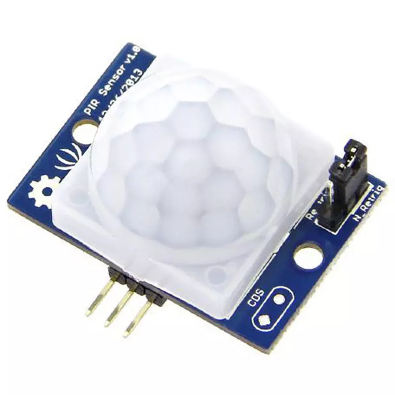 SEEED STUDIO PIR Motion Sensor 120° Detection Range DC 3.0 to 5.5 V Input Voltage 3-pin (2.54 mm pitch), 101020060