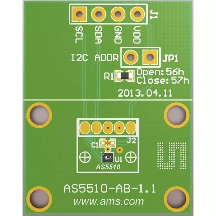 AMS OSRAM GROUP Position Sensor Adapter Board for AS5510 AS5510, AS5510-WL_EK_AB