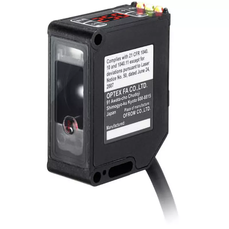 Optex Laser Distance Sensor Analog output type Type Front cover: PMMA Material, TOF-DL250A