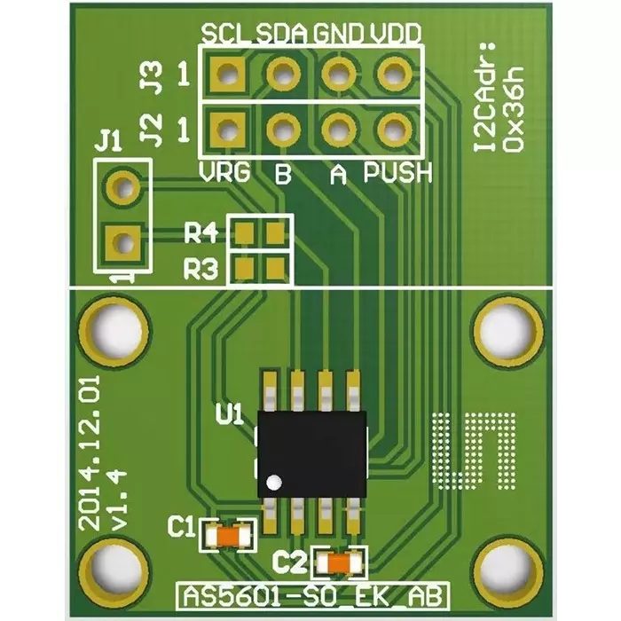 AMS OSRAM GROUP Position Sensor Adapter Board for AS5601 AS5601, AS5601-SO_EK_AB