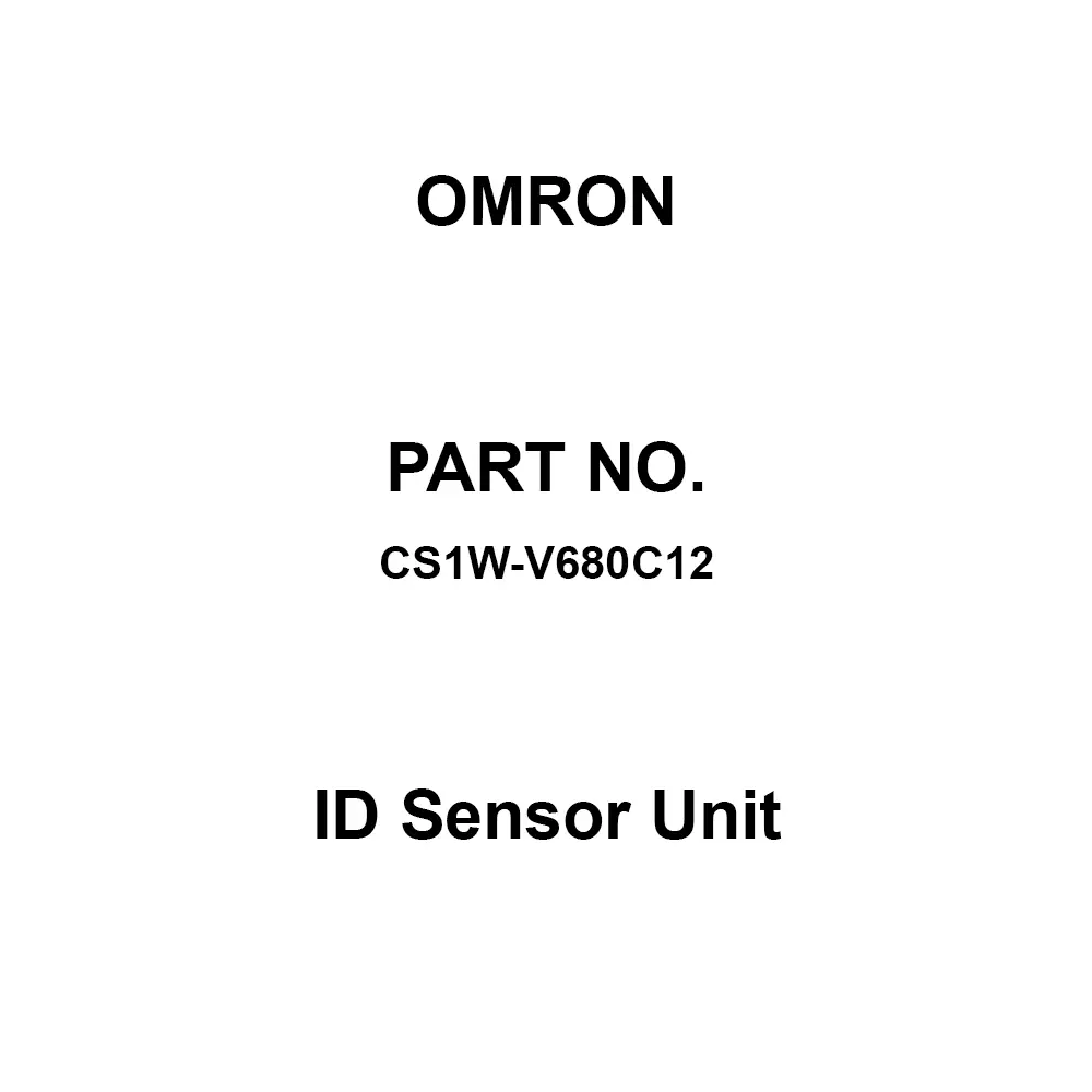 Omron ID Sensor Unit 20 Channels, CS1W-V680C12