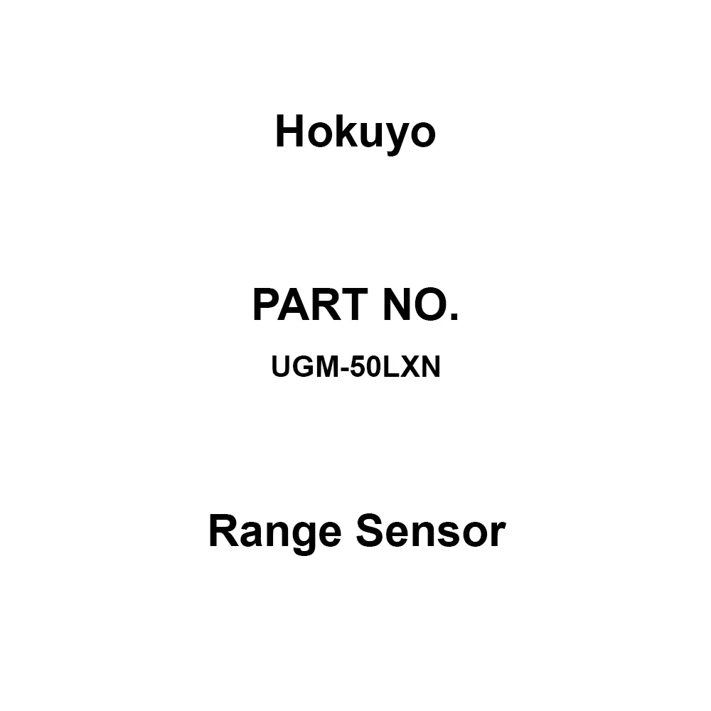 Hokuyo Range Sensor Scans: 190° Offset Angle, UGM-50LXN