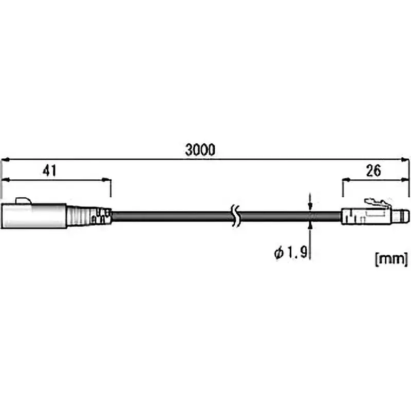 T&D Extension Cable -25 to 60â„ƒ Heat Resistance Temperature, TR-3C30