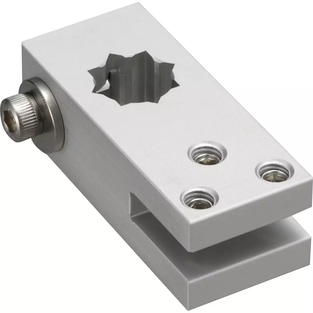 Iwata Wedge Sensor for square shaft Type Aluminum (A6063) / White anodized Material, FSKC-S0A