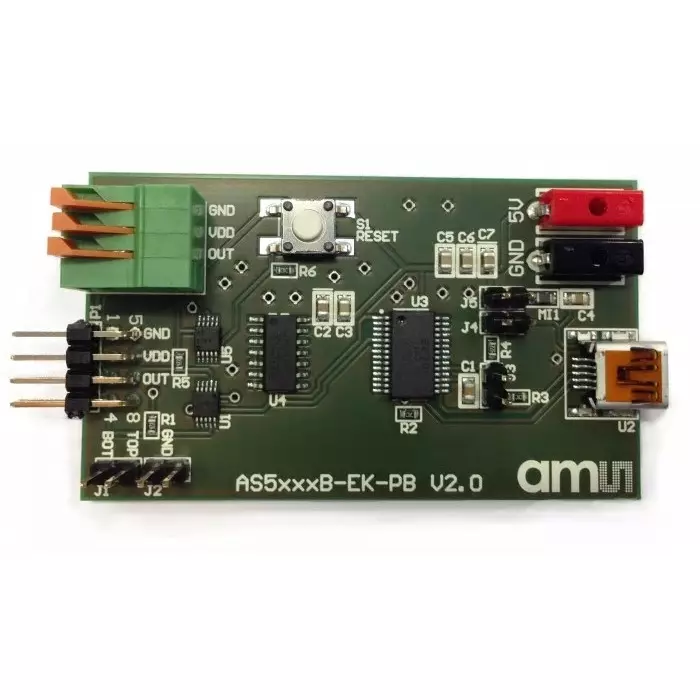 AMS OSRAM GROUP Position Sensor Adapter Board for AS5XXX AS5XXX, AS5XXX-EK-UCB