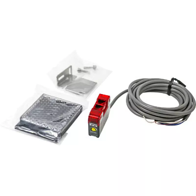 Optex Transparent Body Sensor Built-in amplifier Type Metal cover: SUS304 Material, KR-Q150NW