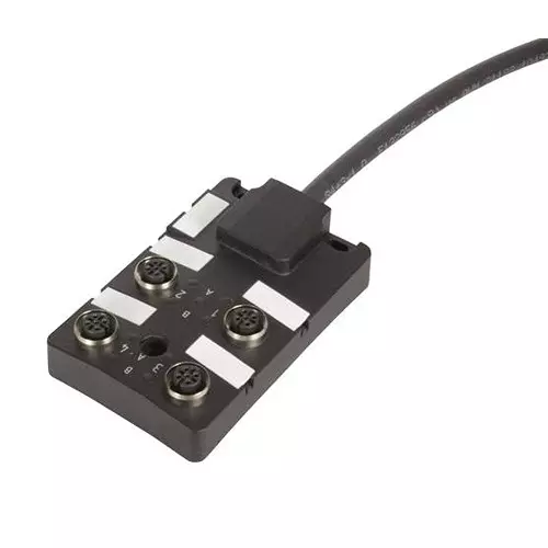 Harting Sensor Distribution Boxes SENSOR DISTRIBUTION BOX, M12-5P, 4PORT, 090700102253