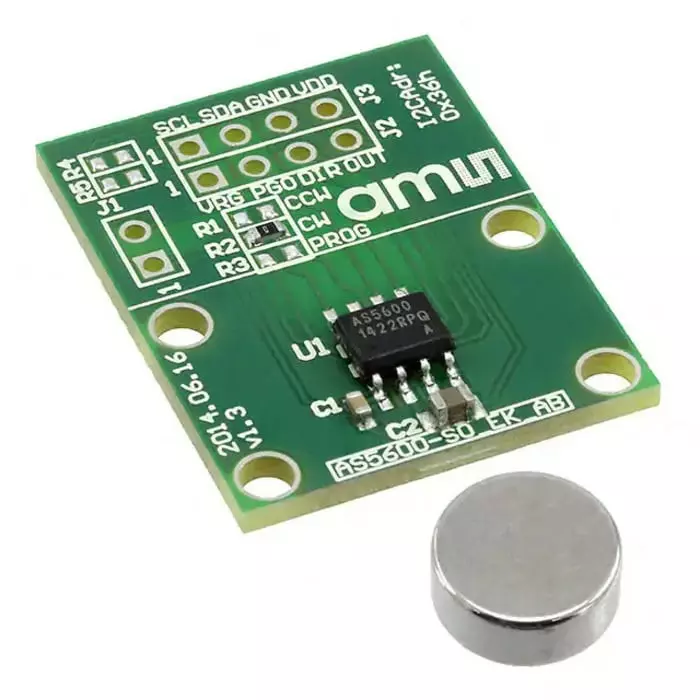 AMS OSRAM GROUP Evaluation Kit for AS5600 RMH05-DK-XX-1.0, AS5600-SO_EK_AB