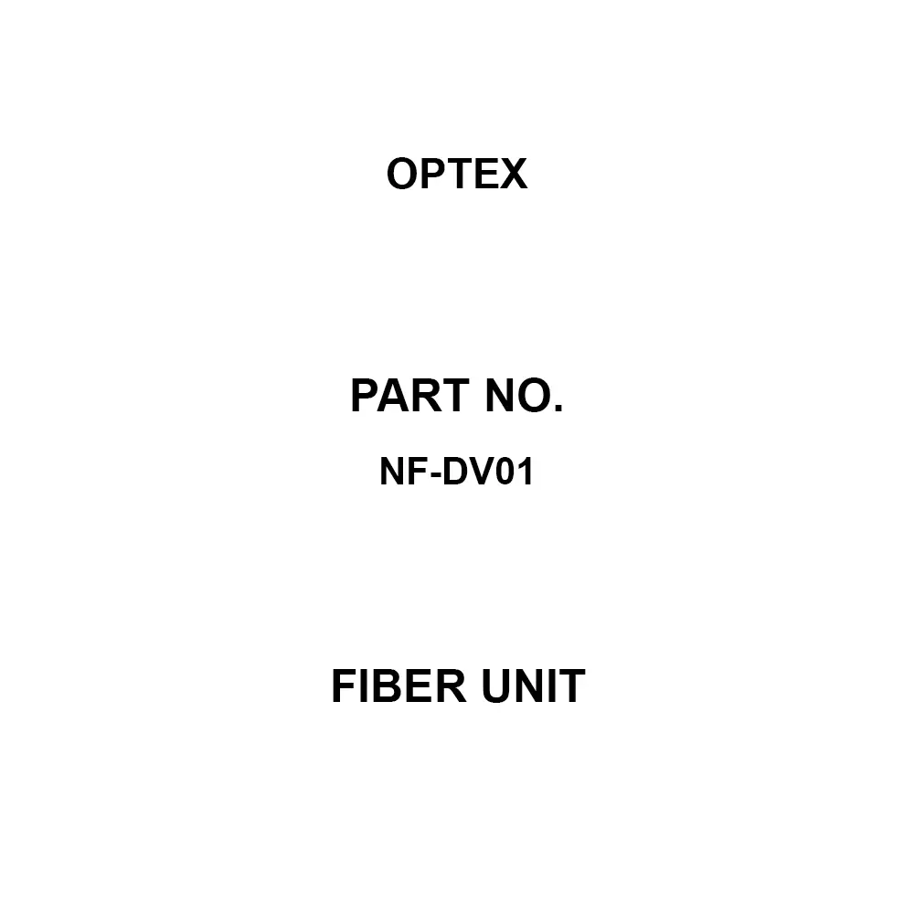 Optex Fiber Unit Fiber unit Type 30 to 680 Detection Distance -40 to 60 Operation Ambient Temperature, NF-DV01
