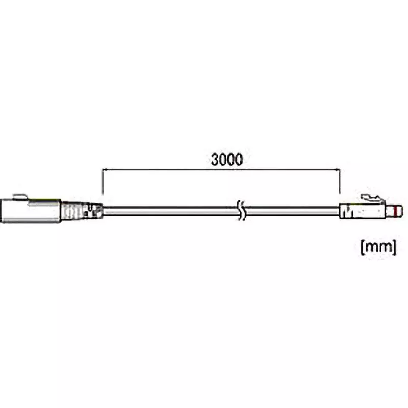 T&D Extension Cable 3 m Cable Length -25 to 60â„ƒ Heat Resistance Temperature, TR-2C30
