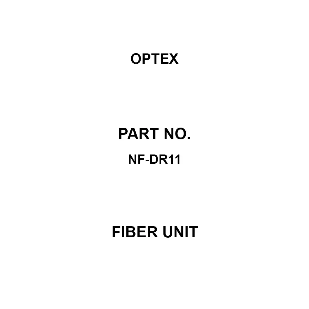 Optex Fiber Unit Fiber unit Type 20 to 270 Detection Distance -40 to 60 Operation Ambient Temperature, NF-DR11