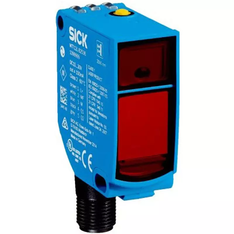 Sick Block Type Photoelectric Sensor 70 mA Current Consumption (Maximum) 100 Output Current IP67, WTT12L-B2562