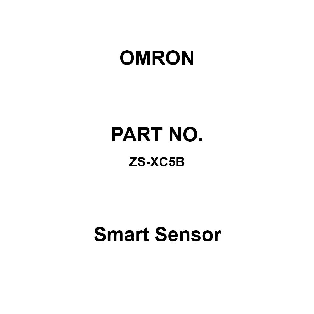 Omron Smart Sensor 5 m Cable Length, ZS-XC5B