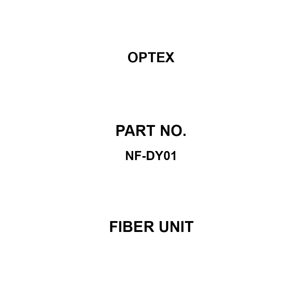 Optex Fiber Unit Chemical resistance Type 85 to 440 Detection Distance -40 to 100 Operation Ambient Temperature, NF-DY01
