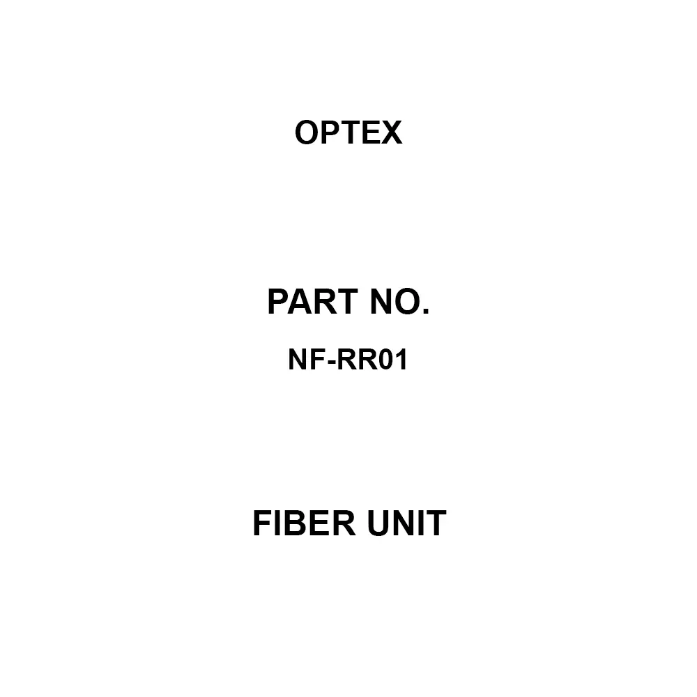 Optex Fiber Unit Fiber unit Type 260 to 1390 Detection Distance -25 to 55 Operation Ambient Temperature, NF-RR01