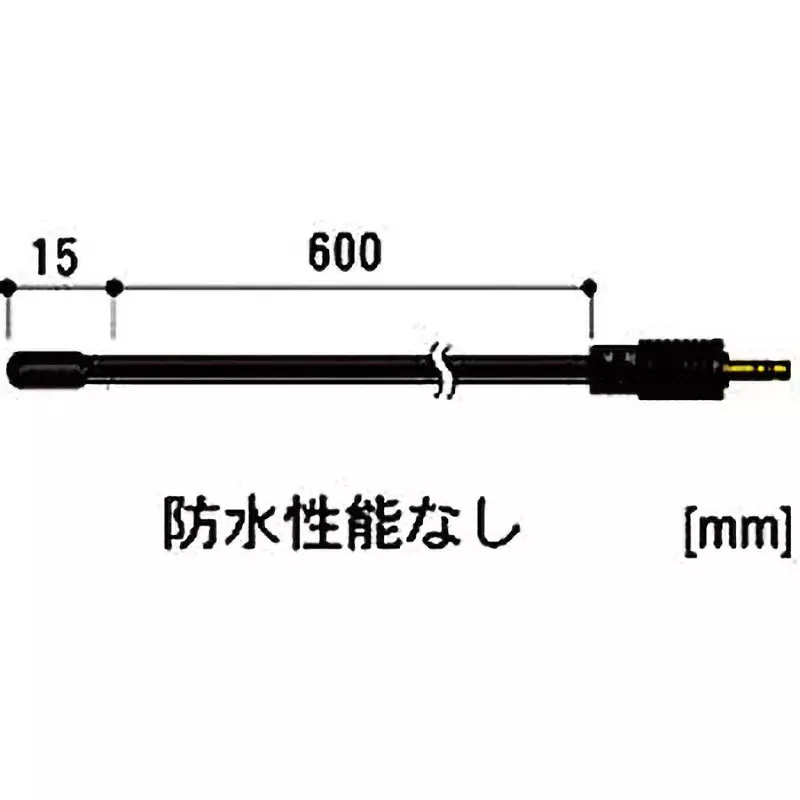 T&D TPE Resin Coating Sensor (1) Thermistor (2) TPE resin coated (3) TPE resin coated electric wire Material, TR-0106