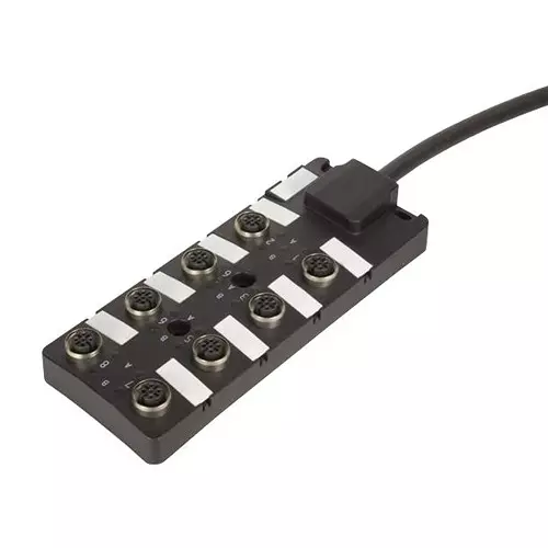 Harting Sensor Distribution Boxes SENSOR DISTRIBUTION BOX, M12-5P, 8PORT, 090700122201