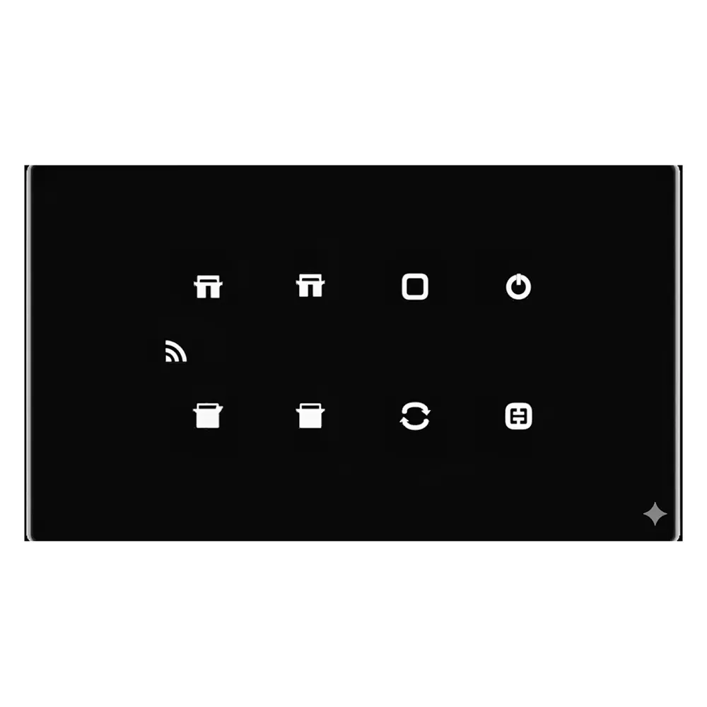 Breval 2C3S-4M Control Panel With 2 Controller, 3 Switches and 4 Meters