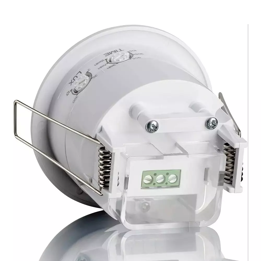 Blackt PIR Motion Sensor Switch With Light Sensor Ceiling Mounted and 0-7 m Adjustable Detection Range, BT31FC