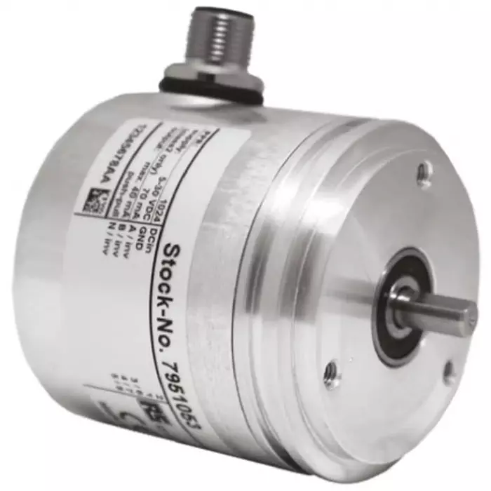 RS PRO Incremental Encoder 1024 ppr HTL Inverted Signal Solid Type 6 mm Shaft, 7950983